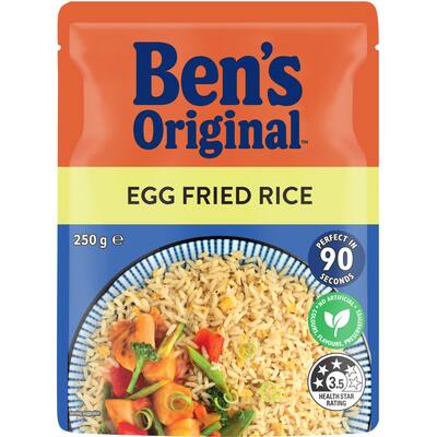 bens original microwave rice egg fried rice