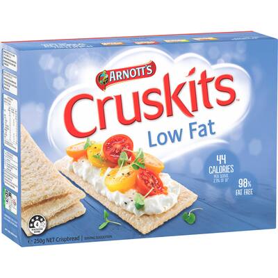 arnotts cruskits crispbread low fat