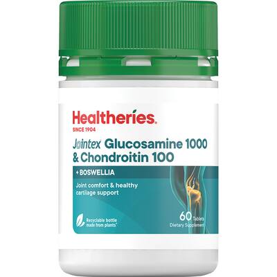 healtheries joint formula glucosamine & chondroitin