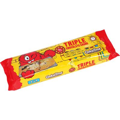 cookie time cookies triple chocolate