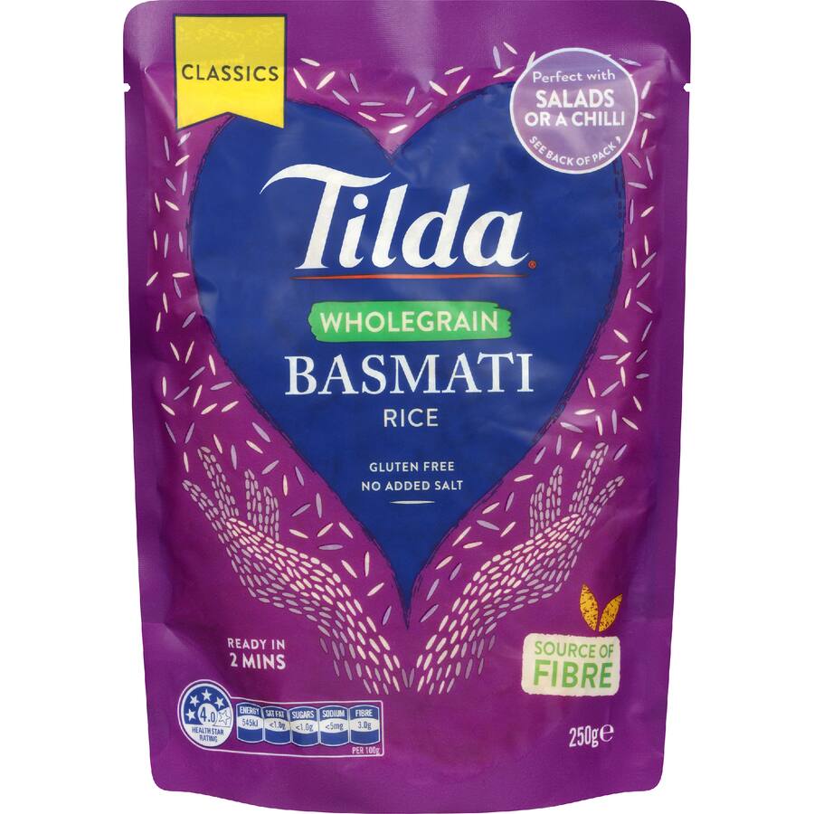 Tilda Microwave Rice Brown Basmati