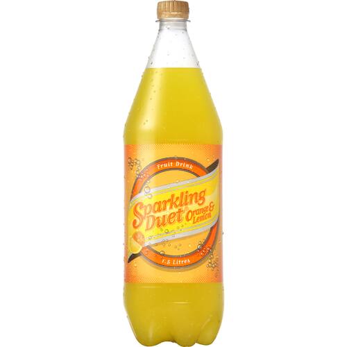 Sparkling Duet Soft Drink Orange Lemon