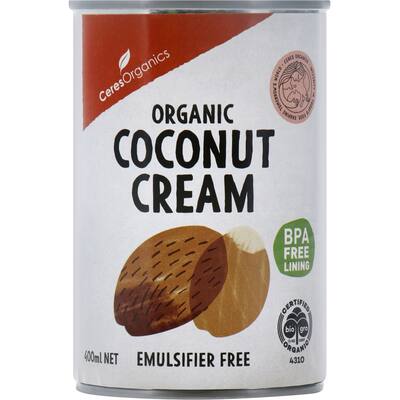ceres organics coconut cream creamy & unsweetened