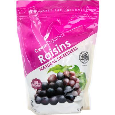 ceres organics raisins 