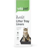vitapet purrfit pet care litter tray liners