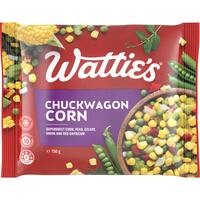 wattie's frozen mixed vegetables chuckwagon corn & peas