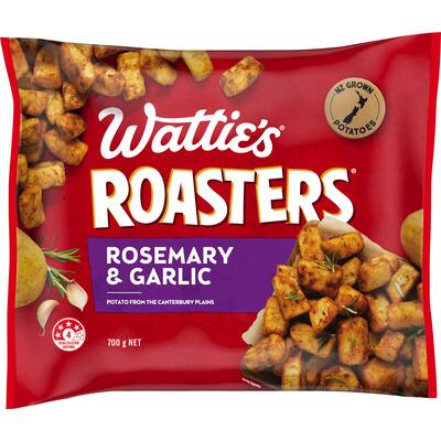 watties potato roasters rosemary & garlic