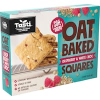 Tasti Raspberry & White Choc Oat Baked Squares 150g