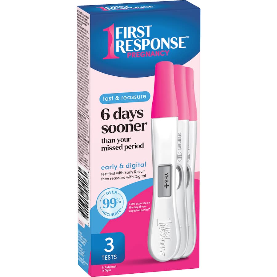 First Response Pregnancy Test Kit Test & Reassure
