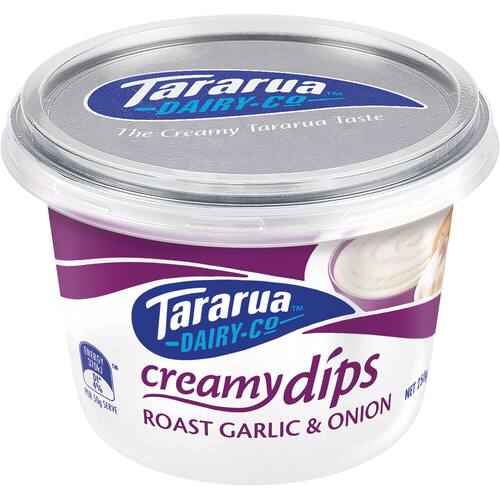 Tararua Dip Roast Garlic & Onion