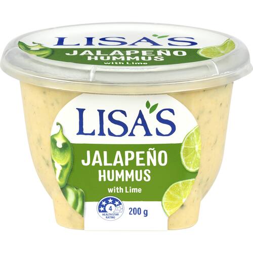 Lisas Hummus Jalapeno