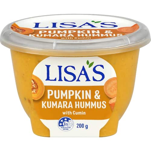 Lisas Hummus Pumpkin & Kumara