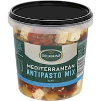 delmaine antipasto mediterranean mix (per kg)
