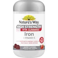 nature's way vita gummies iron high strength adult