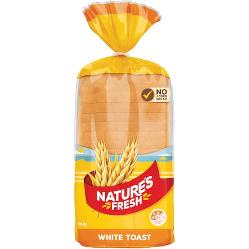 Natures Fresh Toast Bread White