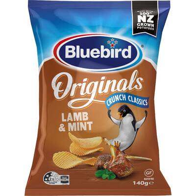 bluebird originals chips lamb & mint