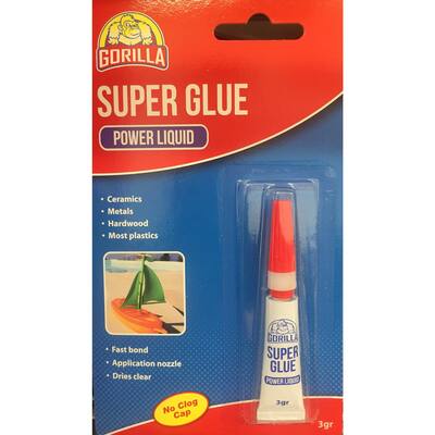 gorilla ultra bonder adhesives liquid super glue
