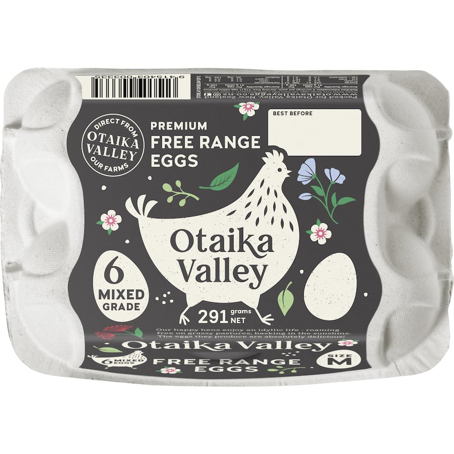 Otaika Valley Eggs Free Range Mixed Grade