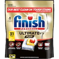 finish dishwasher tablets ultimate plus all in 1 lemon