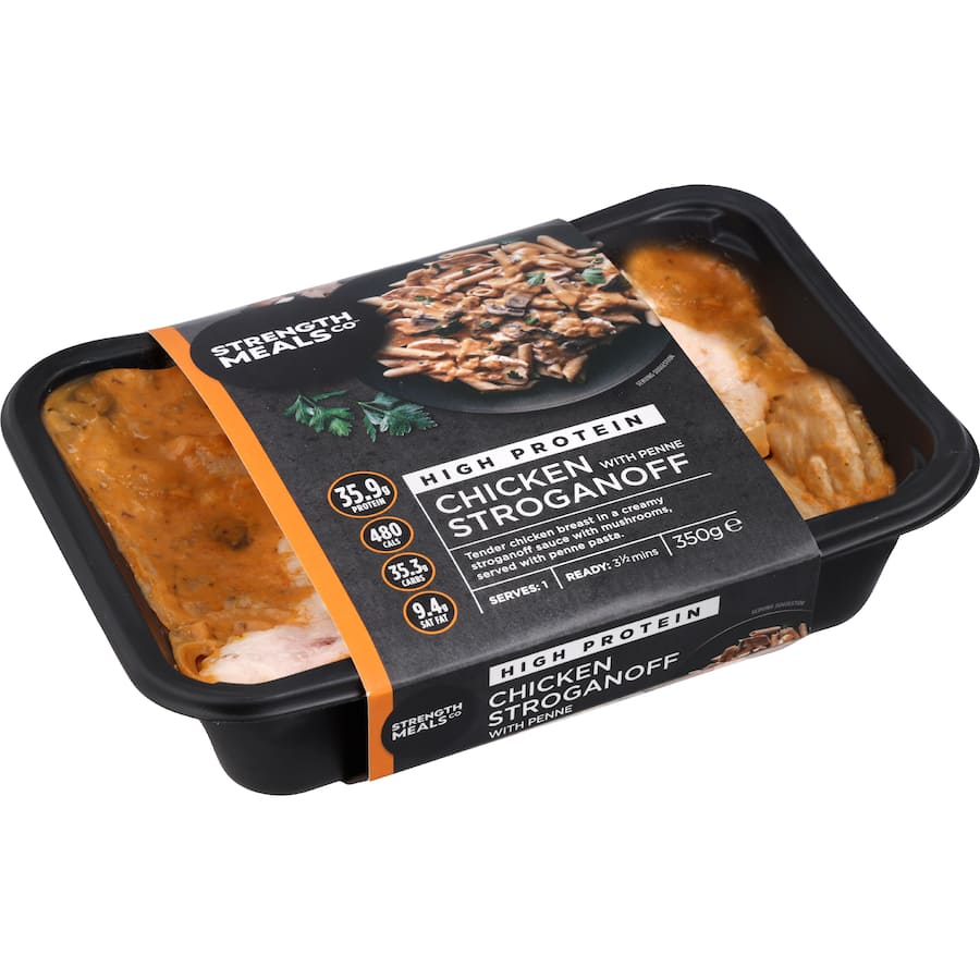Strength Meals Co Chilled Meal Chicken Stroganoff