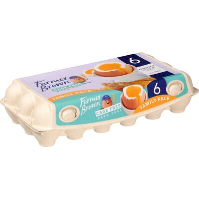 farmer brown eggs cage free barn size 6
