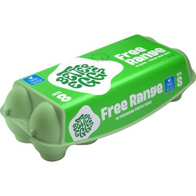 better eggs s.p.c.a eggs free range size 8