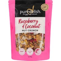 Pure Delish Cereal Nut Crunch Raspberry & Coconut