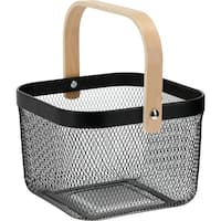Kates Kitchen Mesh Baskets Black