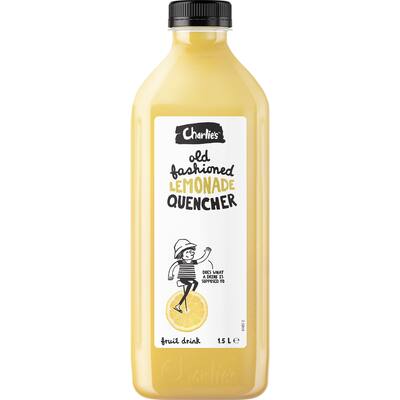 charlie's fruit drink lemonade quencher