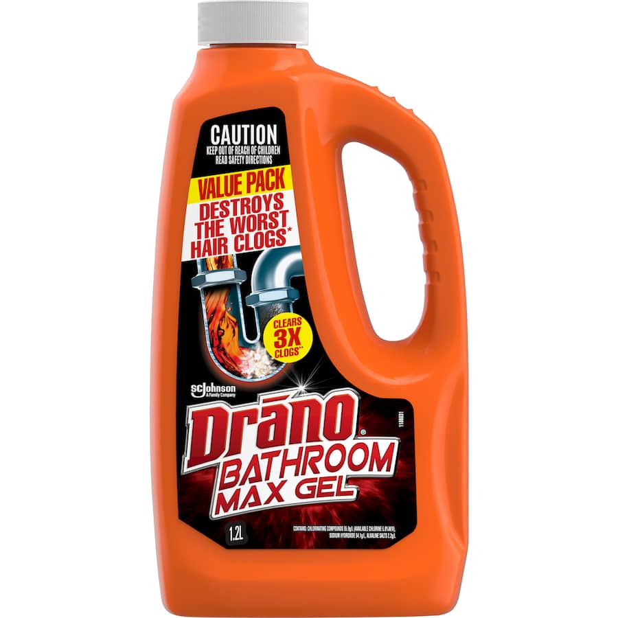 Drano Drain Cleaner Bathroom Max Gel
