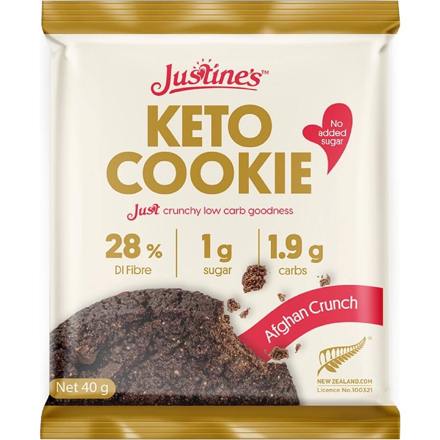 Justines Keto Cookies Afghan Crunch