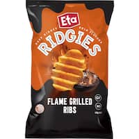 Eta Ridgies Flame Grilled Ribs Potato Chips (140g)