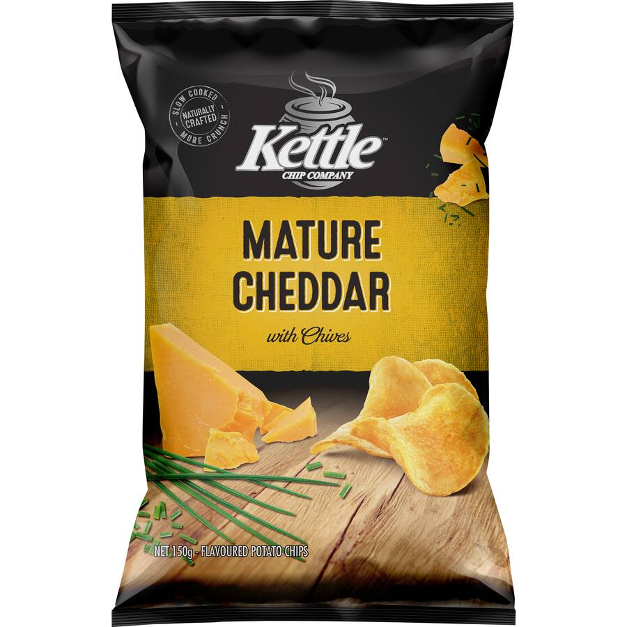 Kettle Chip Company Chips Mature Cheddar With Chives