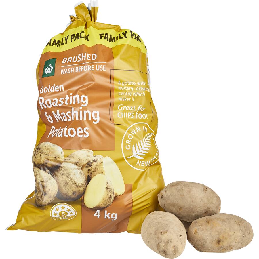Fresh Vegetable Potatoes Brushed Roasting
