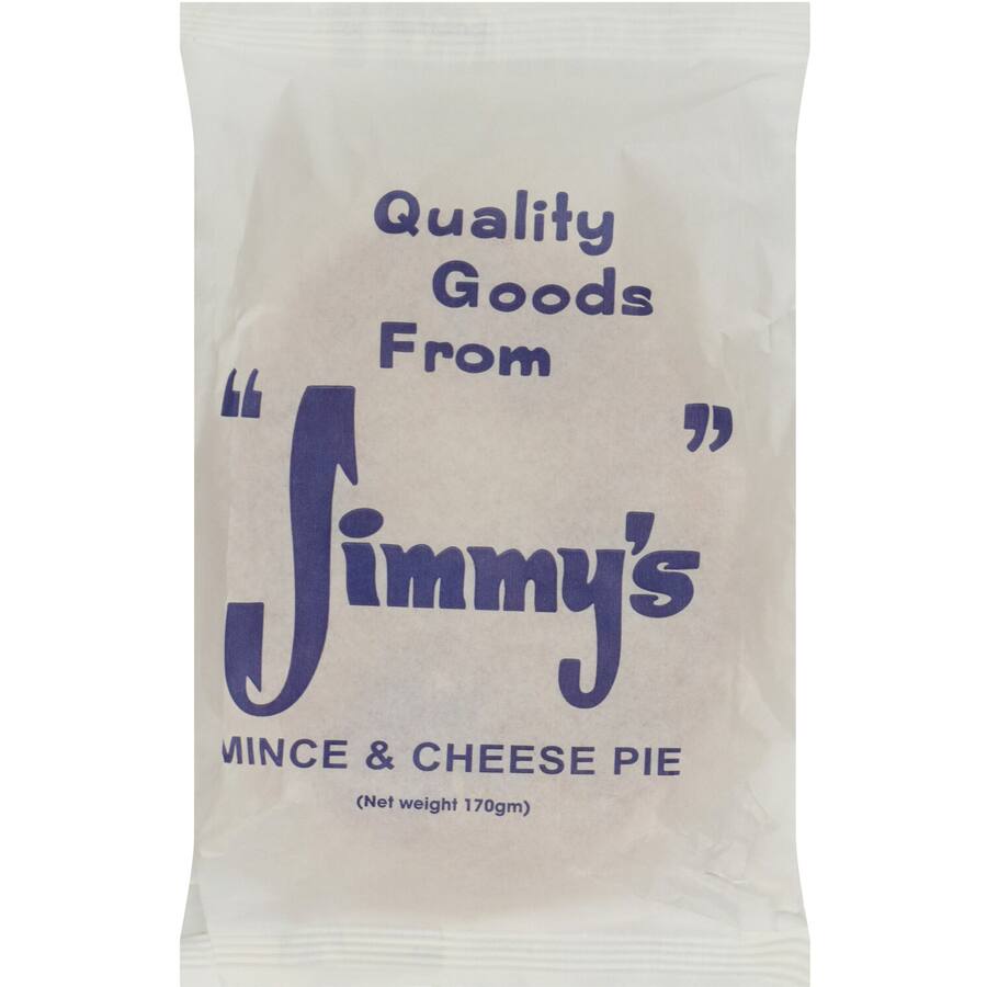Jimmys Chilled Single Pie Mince & Cheese
