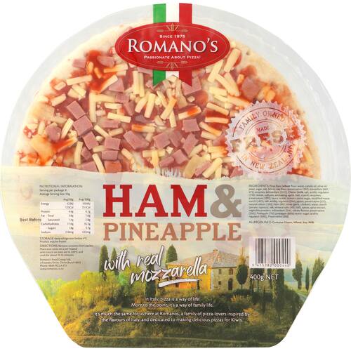 Romano's Pizza Ham & Pineapple