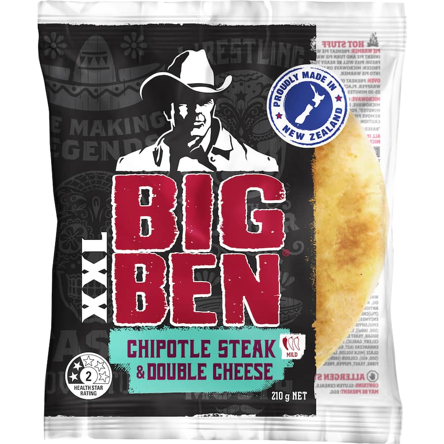 Big Ben Xxl Chilled Single Pie Chipotle, Steak & Cheese