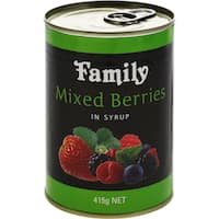 Family Mixed Berries In Syrup