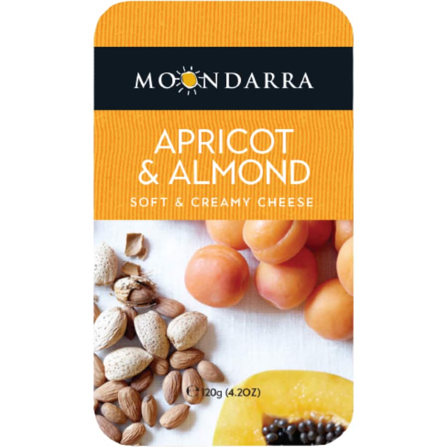 Moondarra Cream Cheese Apricot & Almond