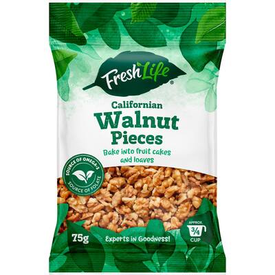freshlife californian walnut pieces 