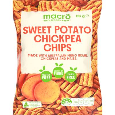 macro chickpea chips sweet potato