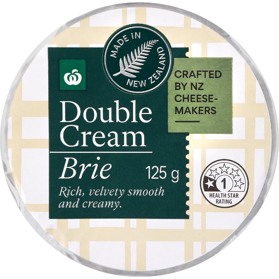 Woolworths Brie Cheese Double Cream