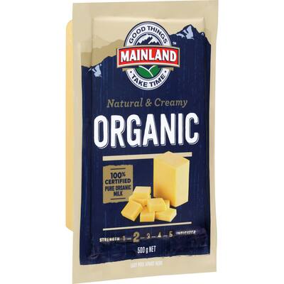 mainland cheese cheddar organic