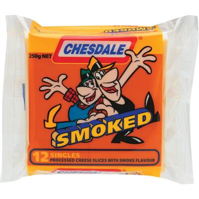 chesdale cheese slices smoked