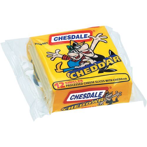 Chesdale Cheese Slices Cheddar