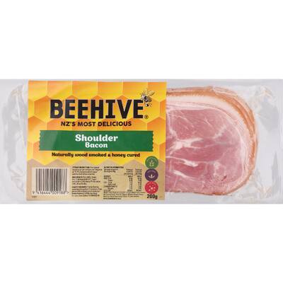 beehive shoulder bacon 