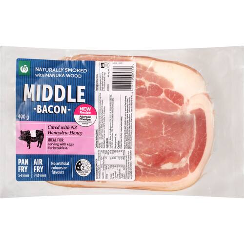 Woolworths Middle Bacon