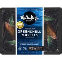 Mills Bay Mussels Greenshell 800g