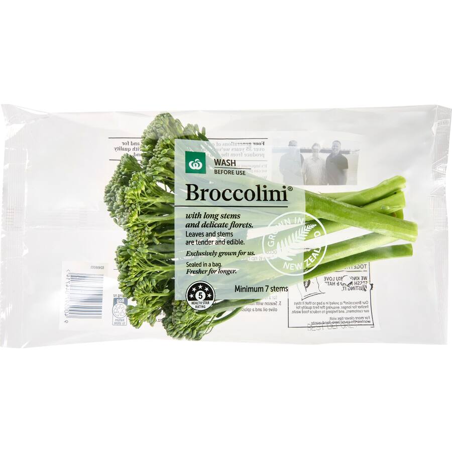 Woolworths Broccolini Bag