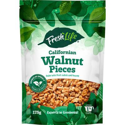 freshlife californian walnut pieces 
